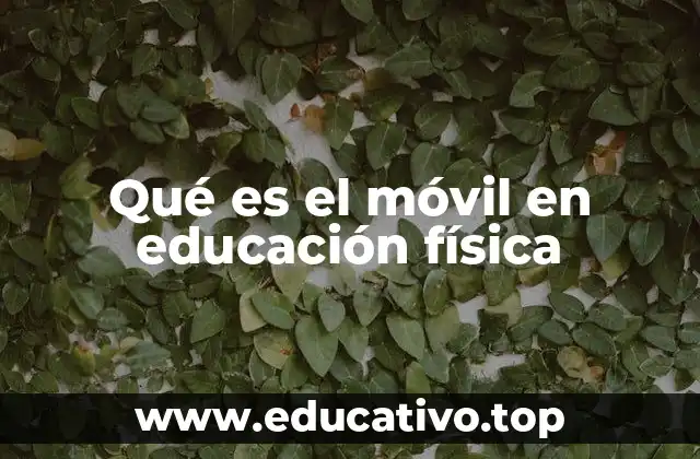 Qué es el móvil en educación física