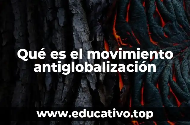 Qué es el movimiento antiglobalización