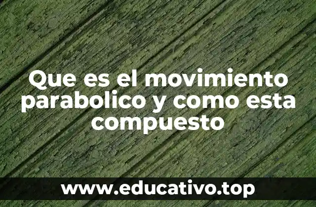 Que es el movimiento parabolico y como esta compuesto