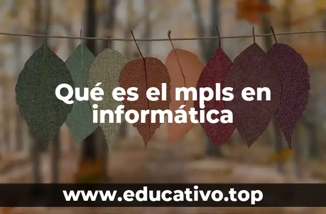 Qué es el mpls en informática