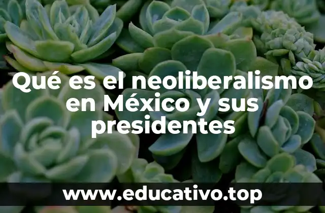 El impacto del neoliberalismo en la transformación económica de México