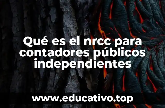Qué es el nrcc para contadores públicos independientes