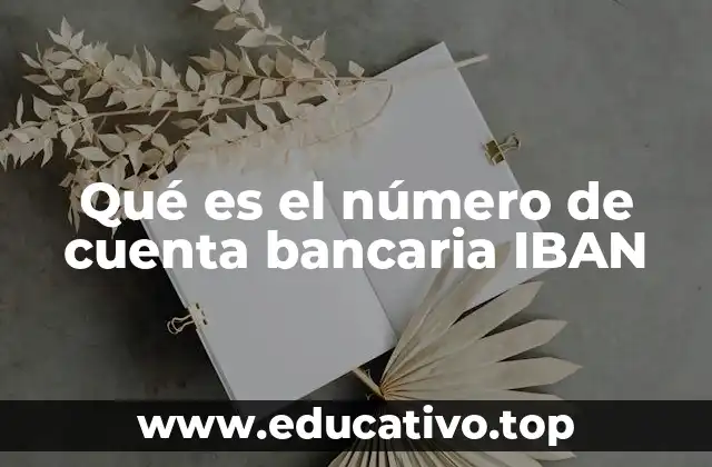 Qué es el número de cuenta bancaria IBAN