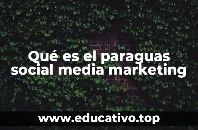 Qué es el paraguas social media marketing