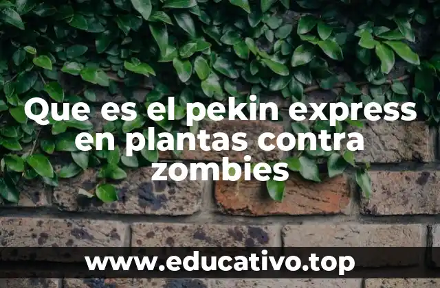 Que es el pekin express en plantas contra zombies