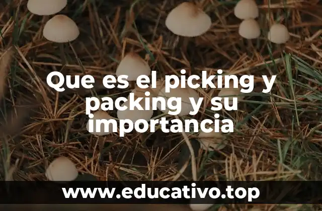 Que es el picking y packing y su importancia