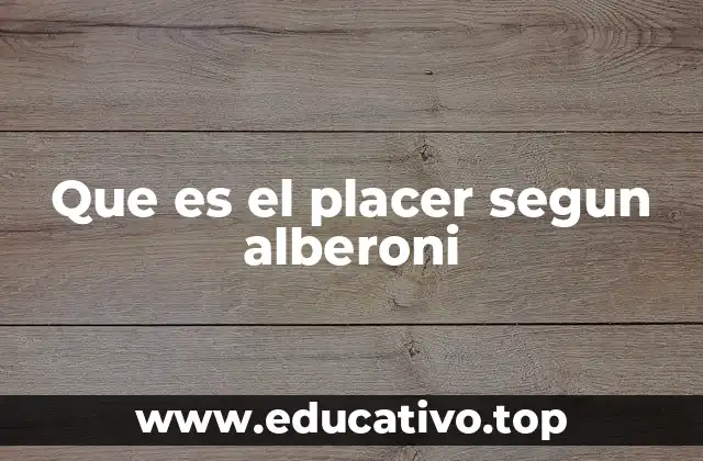 El placer como mecanismo de autorregulación emocional