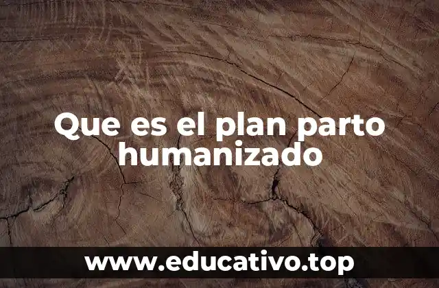 Que es el plan parto humanizado