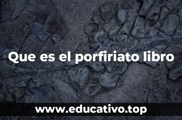 Que es el porfiriato libro