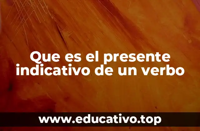 Uso del presente para expresar acciones en el momento actual