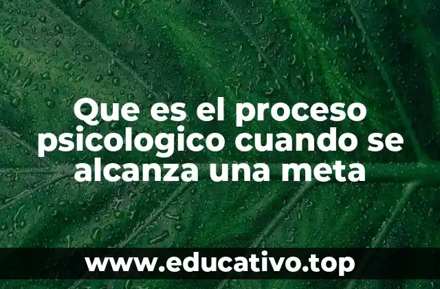 La importancia emocional del logro de objetivos