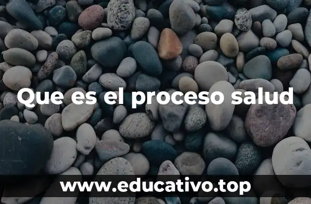 Que es el proceso salud