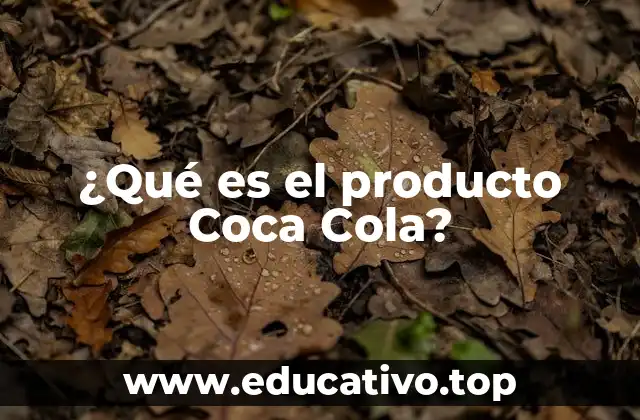 ¿Qué es el producto Coca Cola?