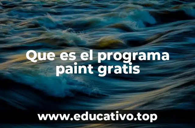 Que es el programa paint gratis