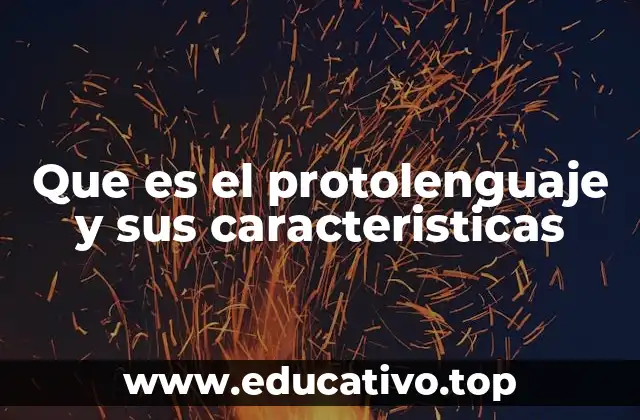 Que es el protolenguaje y sus caracteristicas