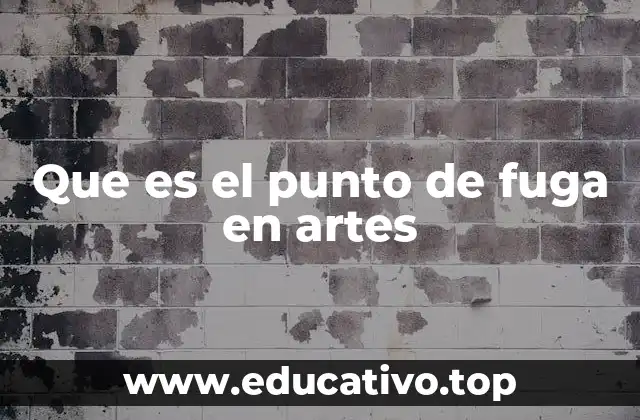 Que es el punto de fuga en artes
