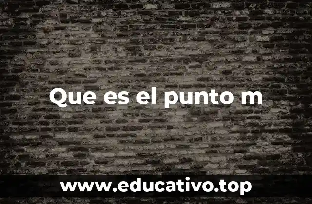 El punto M en el contexto de las coordenadas