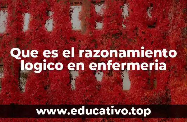 Que es el razonamiento logico en enfermeria