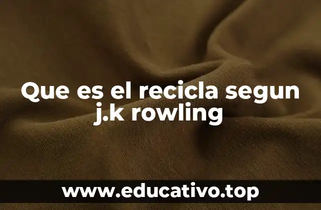 El recicla como acto mágico de transformación