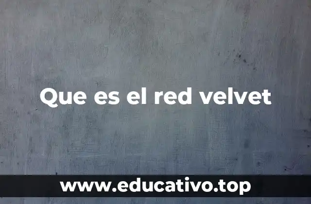 El red velvet como símbolo de identidad artística