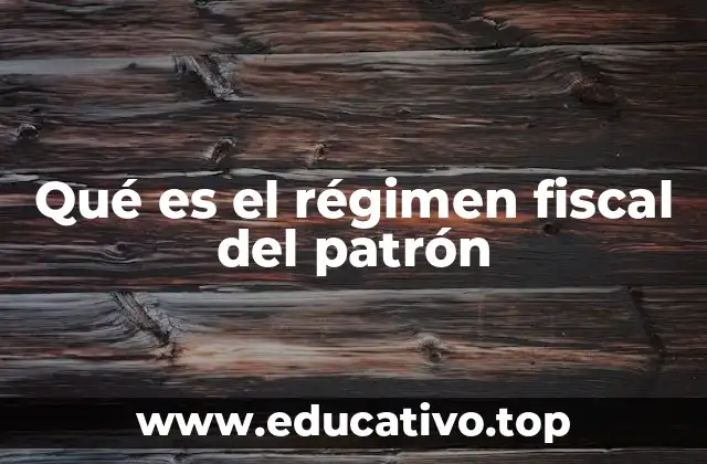 La importancia del régimen fiscal del patrón en la economía mexicana