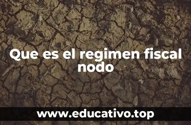 Que es el regimen fiscal nodo