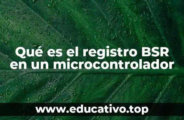 Cómo el registro BSR mejora la manipulación de registros GPIO