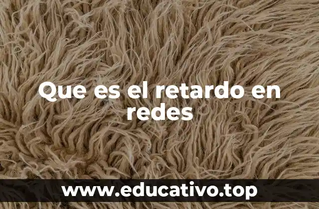 Que es el retardo en redes