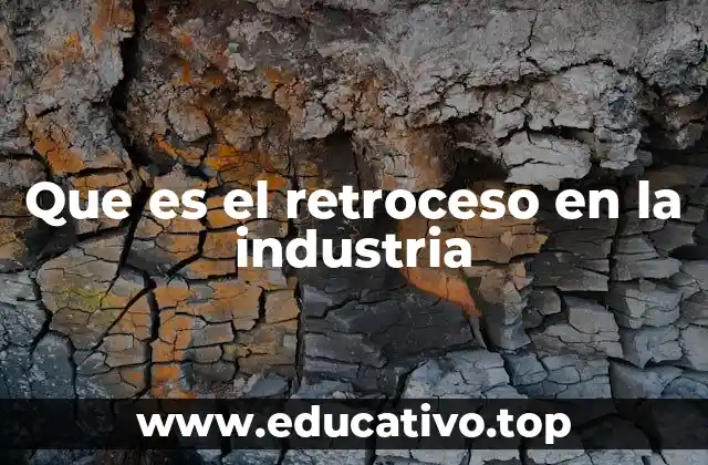 Que es el retroceso en la industria