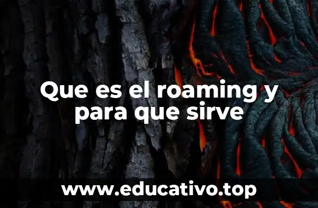 Que es el roaming y para que sirve