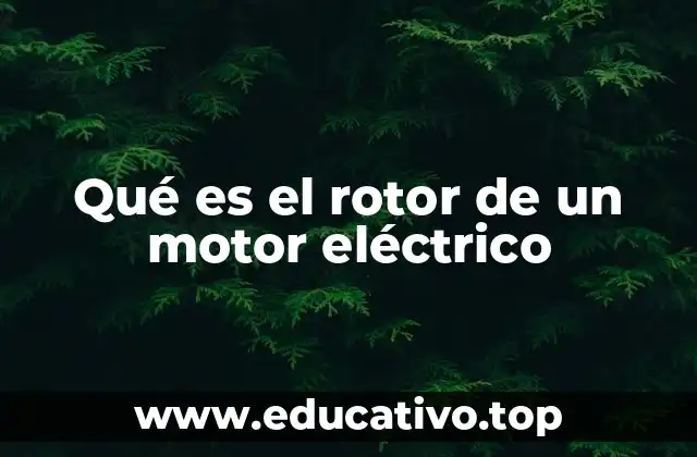 Qué es el rotor de un motor eléctrico