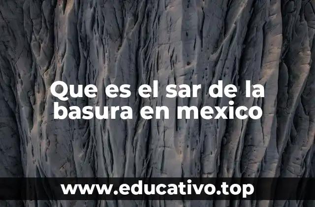 Que es el sar de la basura en mexico