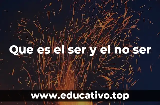 La dualidad entre lo que existe y lo que no