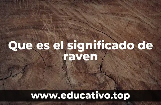 Que es el significado de raven