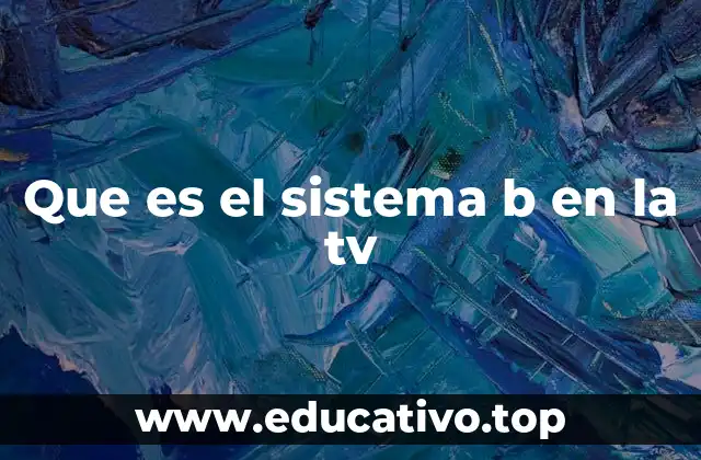 Que es el sistema b en la tv