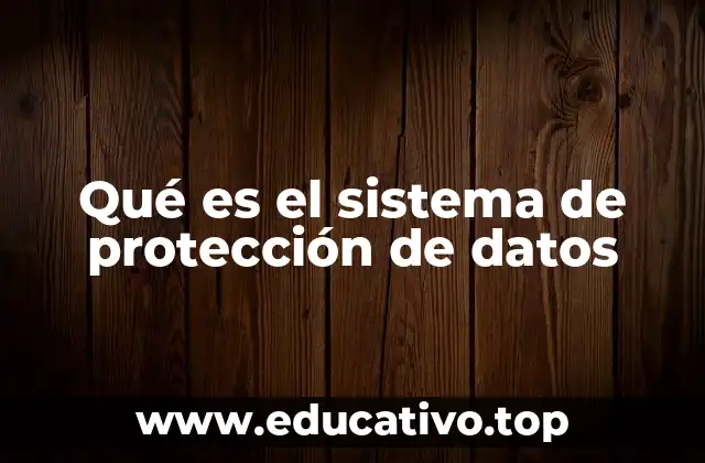 Qué es el sistema de protección de datos