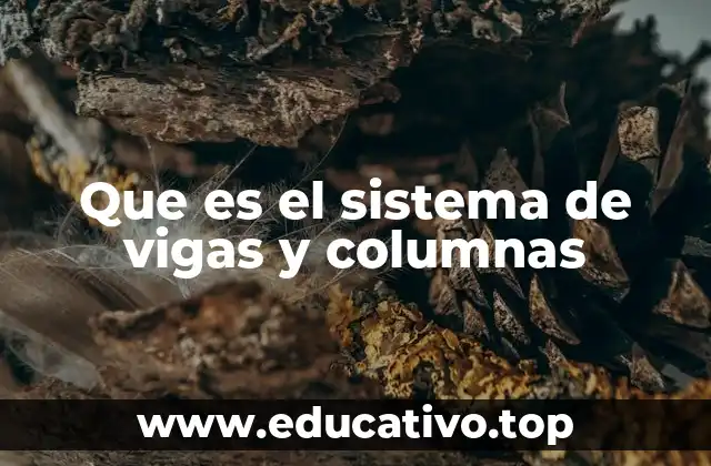 Que es el sistema de vigas y columnas