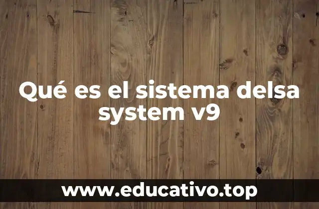 Qué es el sistema delsa system v9