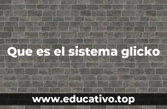 Que es el sistema glicko