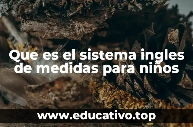Que es el sistema ingles de medidas para niños
