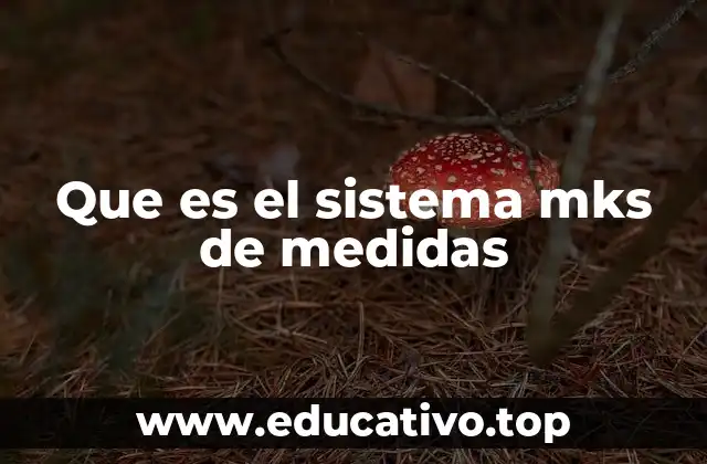 Que es el sistema mks de medidas