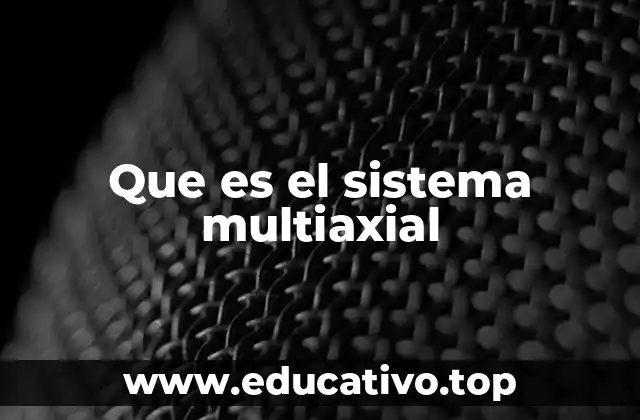 Que es el sistema multiaxial