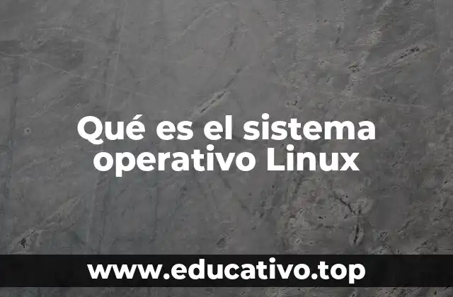 Qué es el sistema operativo Linux
