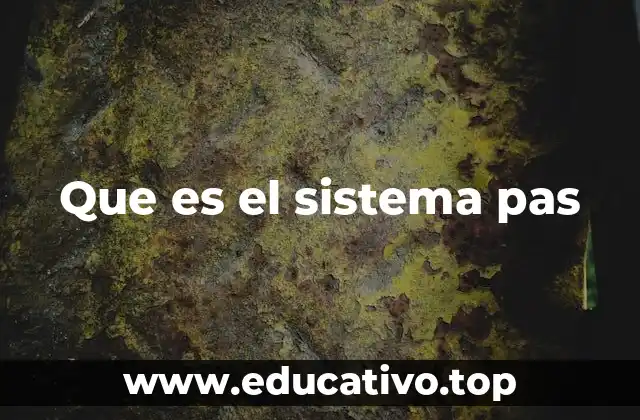 Que es el sistema pas