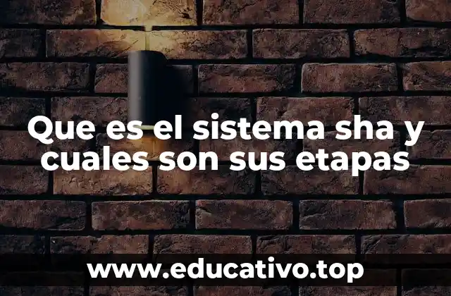 Que es el sistema sha y cuales son sus etapas