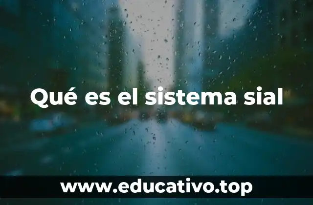 Qué es el sistema sial