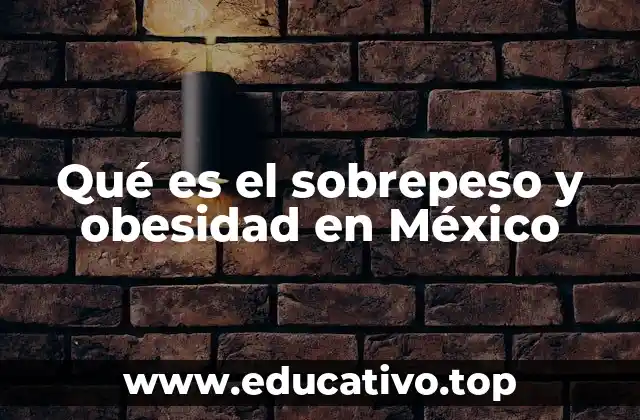 Qué es el sobrepeso y obesidad en México