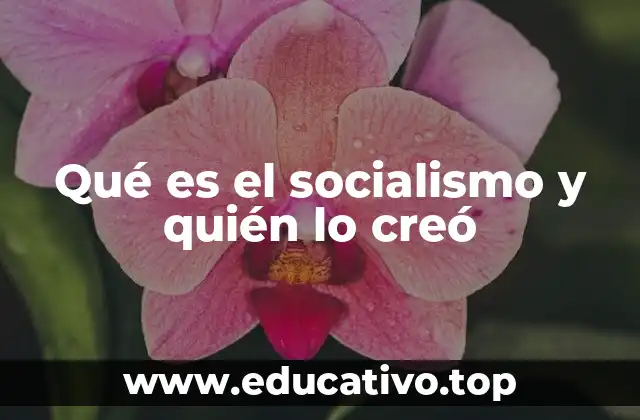 Qué es el socialismo y quién lo creó