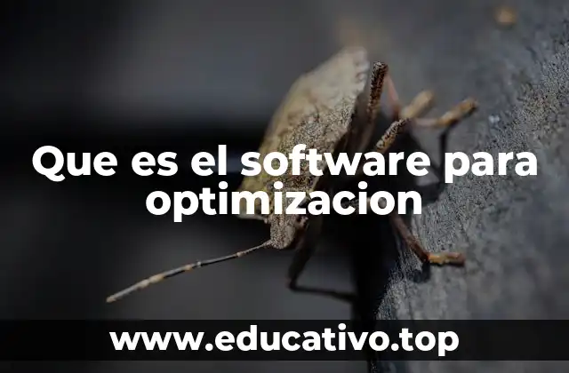 Aplicaciones del software de optimización en distintos sectores