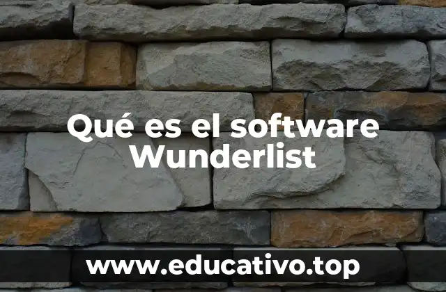 Qué es el software Wunderlist